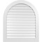 Ekena Millwork Round Top Surface Mount PVC Gable Vent: Functional, w/ 3-1/2"W x 1"P Standard Frame, 36"W x 42"H GVPRT36X4201SF - alternate 1